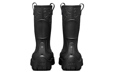Dior Garden Rain Boot 'Dior Oblique Embossed - Black'