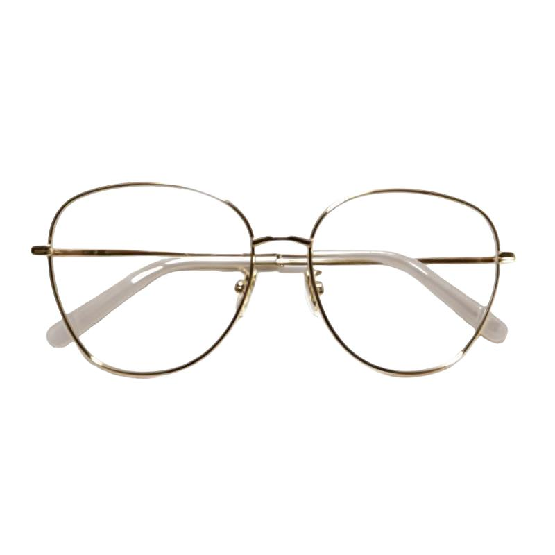 DIOR Gold Irregular Frame Optical Glasses Unisex Slim Temples Fashion Style. MINICD-OR4U-D600-55