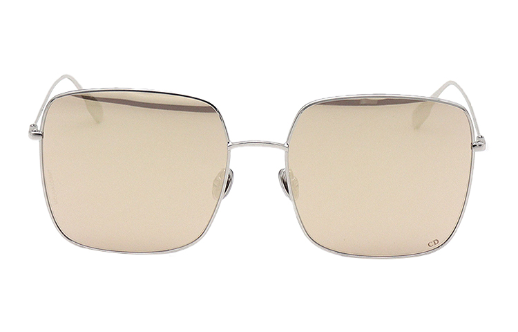 Dior Gold Square Alloy Sunglasses Unisex Couples Edition STELLAIRE1-010SQ 圖 3