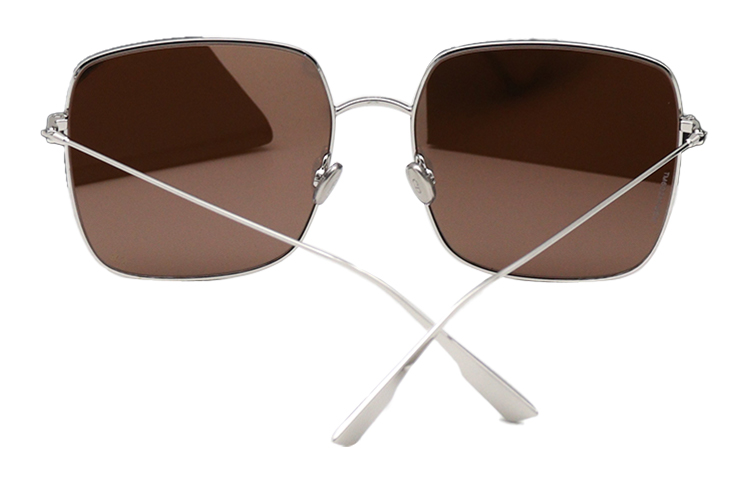 Dior Gold Square Alloy Sunglasses Unisex Couples Edition STELLAIRE1-010SQ 圖 5