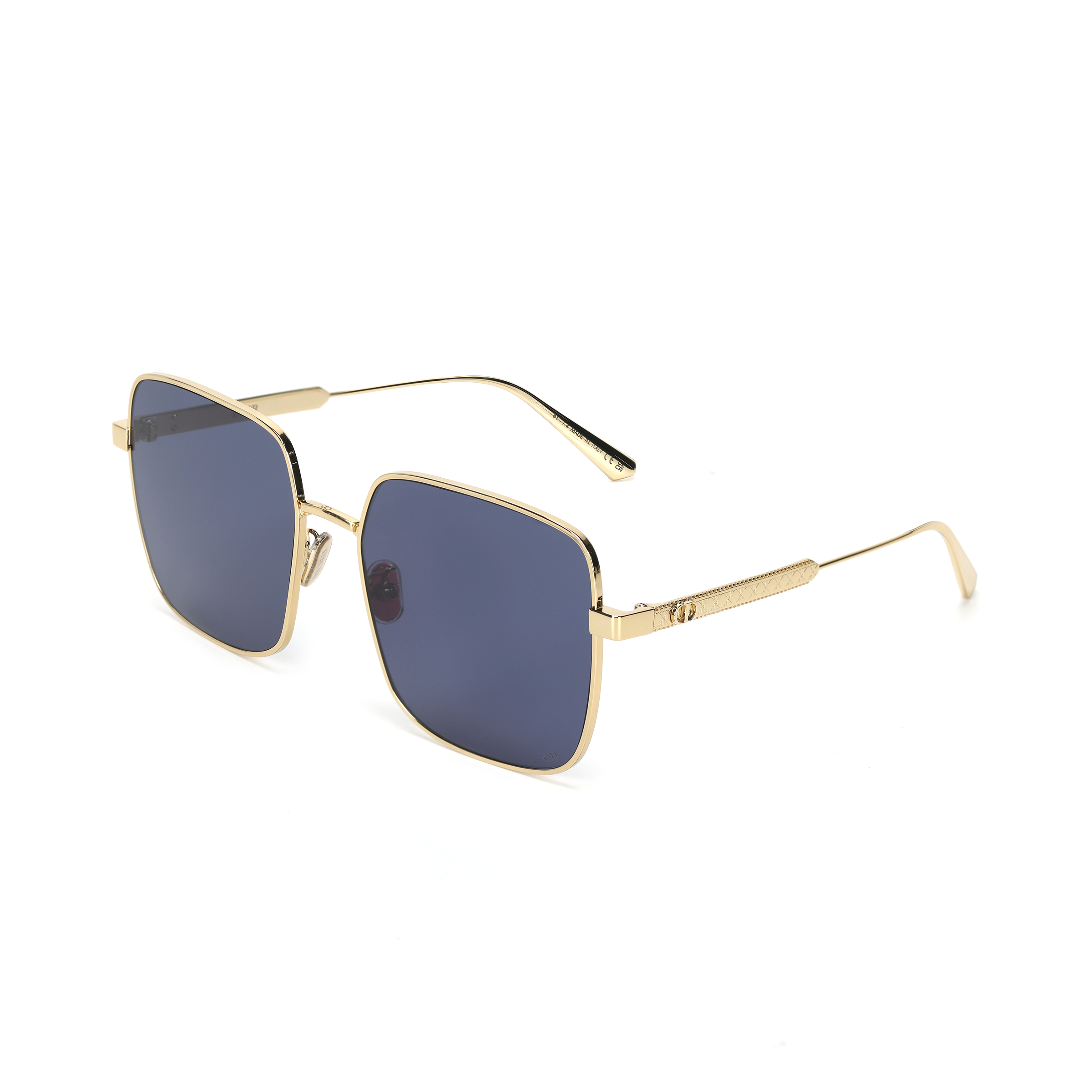 DIOR Gold Square Metal Sunglasses Unisex Couple Style. DIORCANNAGE S1U