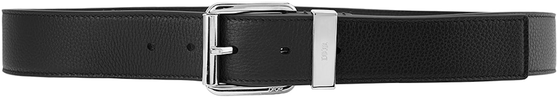 Dior Grain Leather Belt Black 3.5cm Wide. 4333PLYMJ-H00N Dior Grain Leather Belt Black 3.5cm Wide. 4333PLYMJ-H00N