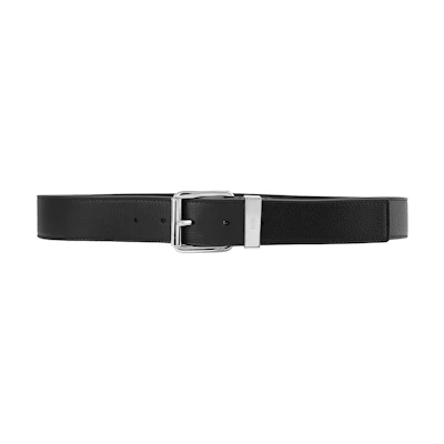Dior Grain Leather Belt Black 3.5cm Wide. 4333PLYMJ-H00N