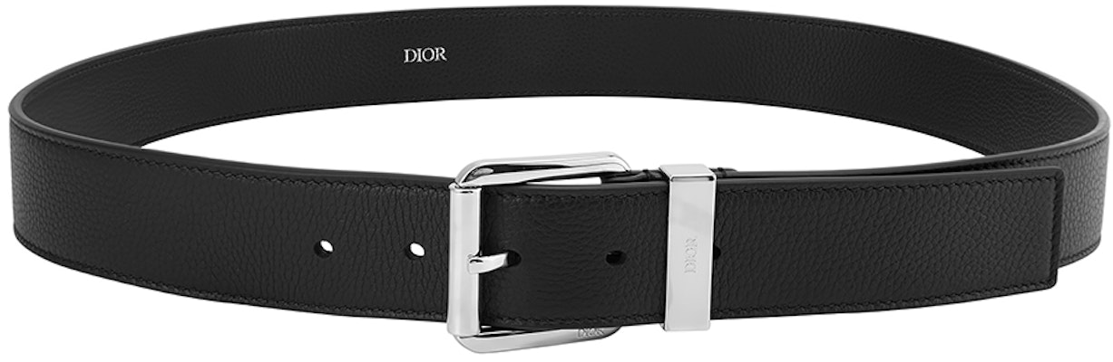 迪奥黑色粒面皮革腰带 3.5厘米宽 4333PLYMJ-H00N Lookbook 迪奥黑色粒面皮革腰带 3.5厘米宽 4333PLYMJ-H00N