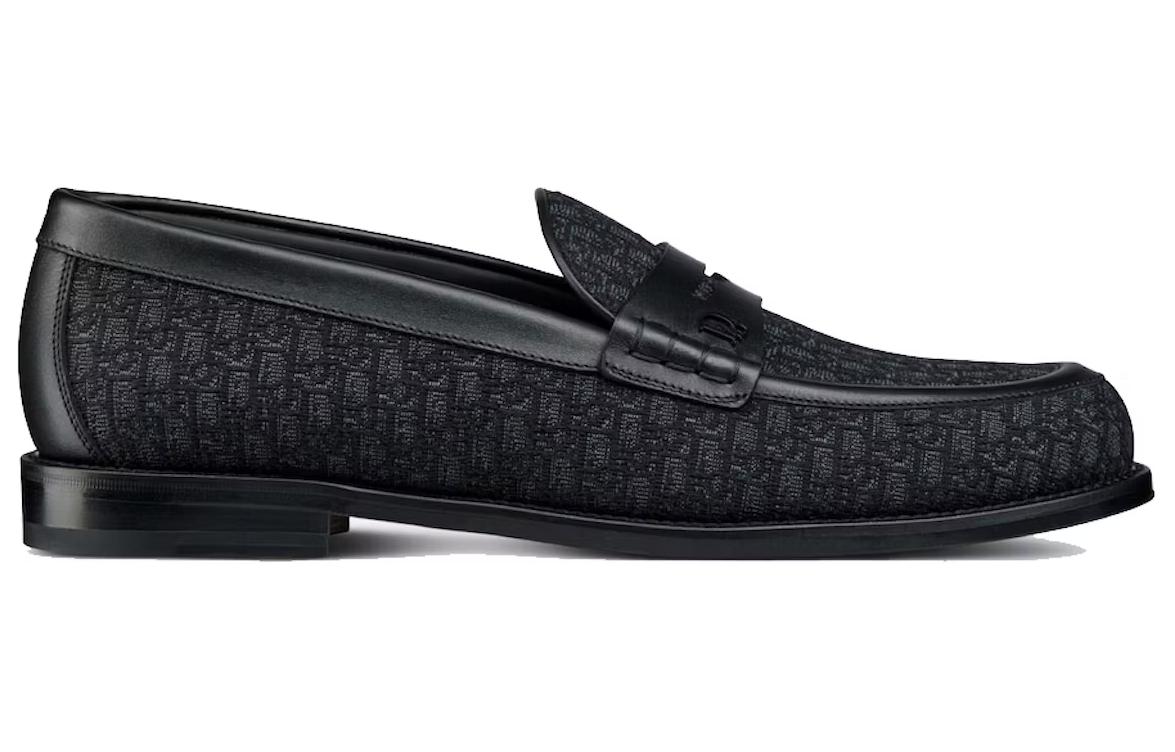 Order Dior Granville Loafer 'Dior Oblique - Hitam' 3LO129ZUJ_H969