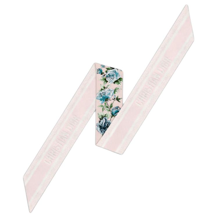 DIOR Granville Logo Silk Scarf Unisex Couples Design Multiple Colors. 31GRA106I613C412 圖 3