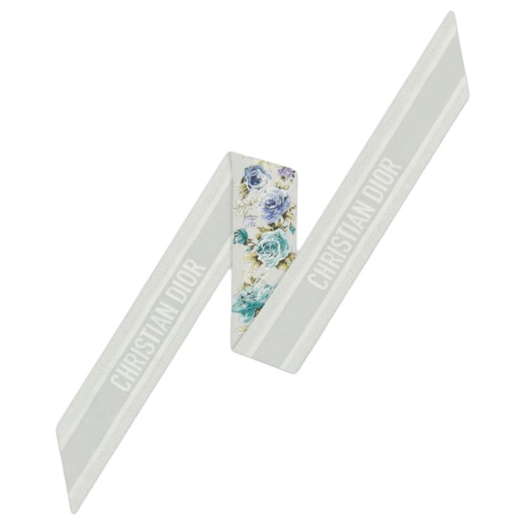 DIOR Granville Mitzah Logo Silk Scarf Unisex Couple Style Multicolor 31GRA106I613C812 圖 3