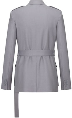 DIOR Gray Double-Breasted Belted Blazer - New Season Edition 193C248A5180-C810 Lookbook DIOR Gray Double-Breasted Belted Blazer - New Season Edition 193C248A5180-C810