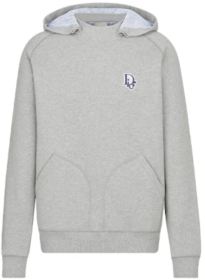 DIOR Gray Hoodie with Embroidered Lettering - Latest Release. 113J636A0692-C880 Order DIOR Gray Hoodie with Embroidered Lettering - Latest Release. 113J636A0692-C880