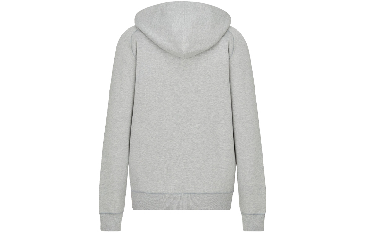 Lookbook DIOR灰色刺繡字母連帽衫 - 最新款式。 113J636A0692-C880