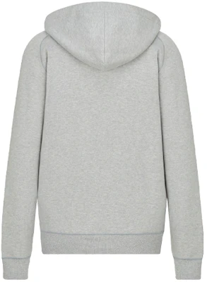 DIOR Gray Hoodie with Embroidered Lettering - Latest Release. 113J636A0692-C880 Lookbook DIOR Gray Hoodie with Embroidered Lettering - Latest Release. 113J636A0692-C880
