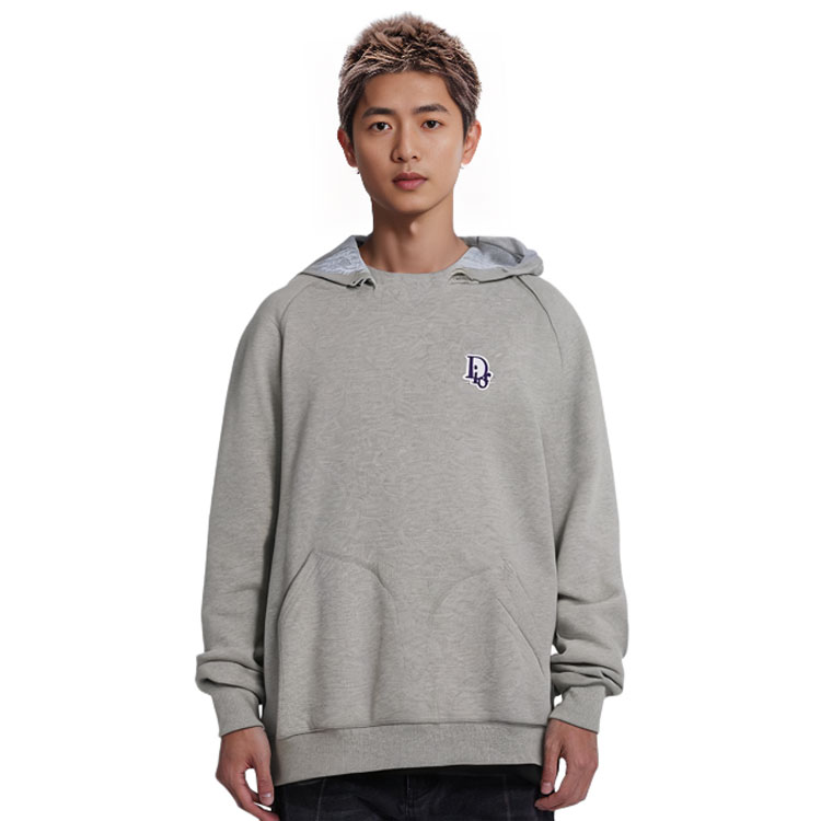 Details for DIOR灰色刺繡字母連帽衫 - 最新款式。 113J636A0692-C880