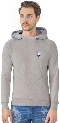 DIOR Gray Hoodie with Embroidered Lettering - Latest Release. 113J636A0692-C880 1