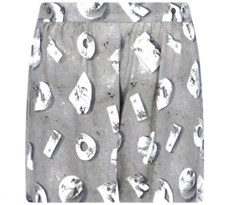 DIOR Gray Logo Print Casual Shorts 023C132A4846-888 Lookbook DIOR Gray Logo Print Casual Shorts 023C132A4846-888