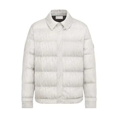 DIOR Gray Monogram Full-Zip Jacket for Men 293C436A4462-889