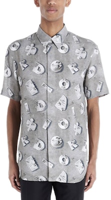 Dior Gray Short Sleeve Shirt with Logo Print Collar 2023 Release 013C548A4846-888 Shop Dior Gray Short Sleeve Shirt with Logo Print Collar 2023 Release 013C548A4846-888