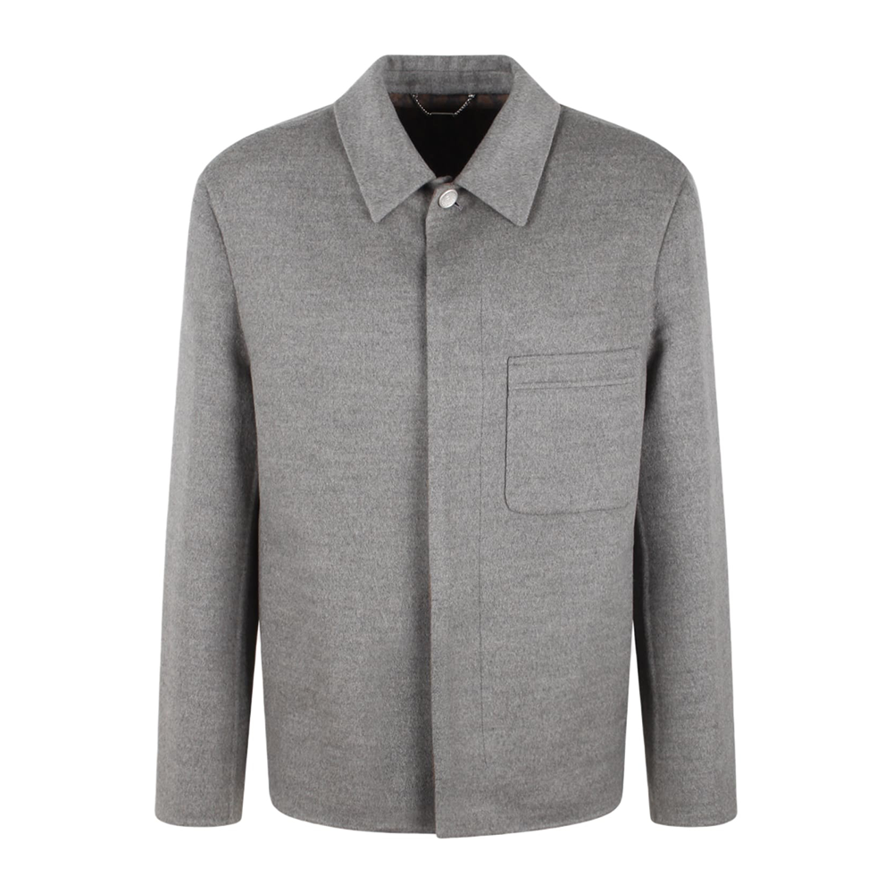 DIOR Gray Zipper Collar Long Sleeve Jacket 413C209A626-4888M