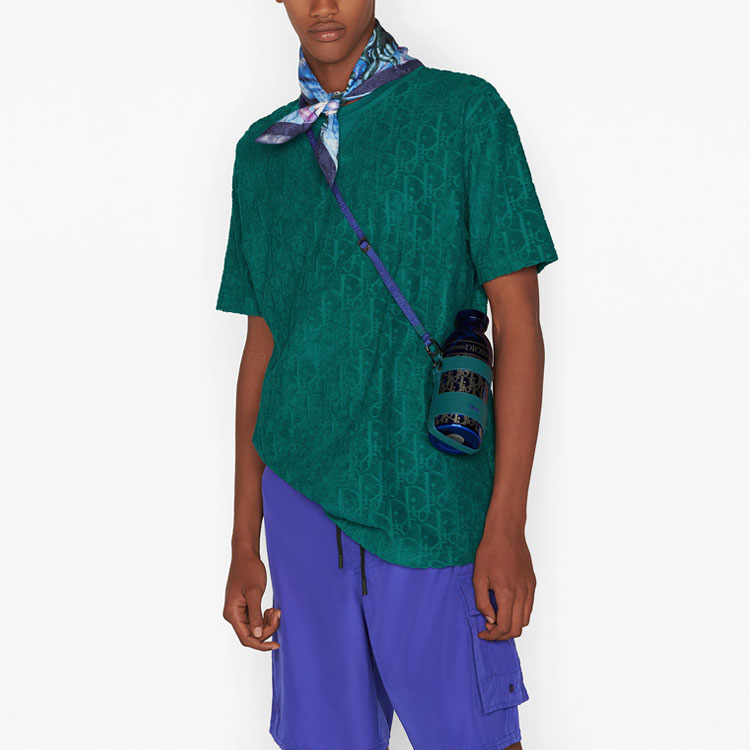 Sizing ディオール グリーンロゴプリント コットン オーバーサイズ Tシャツ - ショートスリーブ 113J692A0614-C676