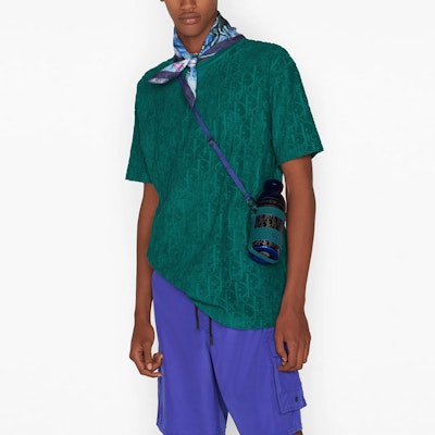 ディオール グリーンロゴプリント コットン オーバーサイズ Tシャツ - ショートスリーブ 113J692A0614-C676 Sizing ディオール グリーンロゴプリント コットン オーバーサイズ Tシャツ - ショートスリーブ 113J692A0614-C676