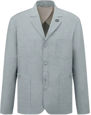 Dior 灰色多口袋工装夹克 313C203A6328-C800 Buy Dior 灰色多口袋工装夹克 313C203A6328-C800