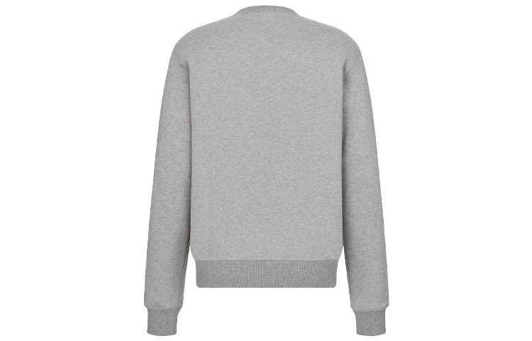 Lookbook ディオール グレー コットン フリース スウェットシャツ CDアイコン刺繍付き 113J699A0531-C888