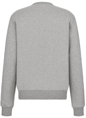 ディオール グレー コットン フリース スウェットシャツ CDアイコン刺繍付き 113J699A0531-C888 Lookbook ディオール グレー コットン フリース スウェットシャツ CDアイコン刺繍付き 113J699A0531-C888