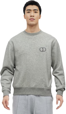 ディオール グレー コットン フリース スウェットシャツ CDアイコン刺繍付き 113J699A0531-C888 Purchase ディオール グレー コットン フリース スウェットシャツ CDアイコン刺繍付き 113J699A0531-C888