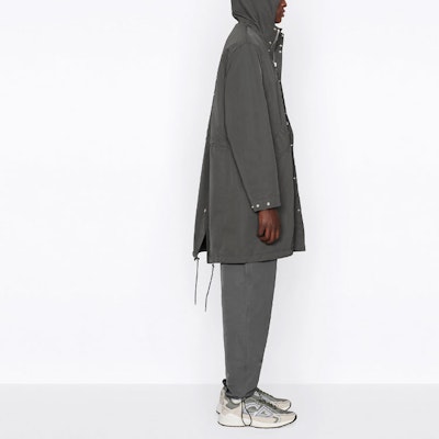 DIOR Grey Embroidered Logo Zip-Up Hoodie Jacket. 033C313G5457-C888 Details for DIOR Grey Embroidered Logo Zip-Up Hoodie Jacket. 033C313G5457-C888