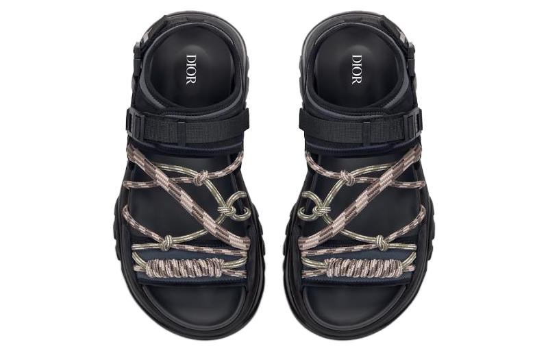 Details for Sandal Dior H-Town 'Hitam' 3SA108ZPN_H961