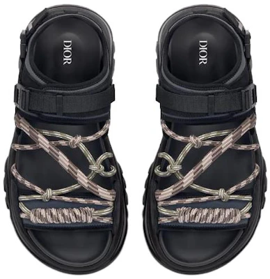 Sandal Dior H-Town 'Hitam' 3SA108ZPN_H961 Details for Sandal Dior H-Town 'Hitam' 3SA108ZPN_H961