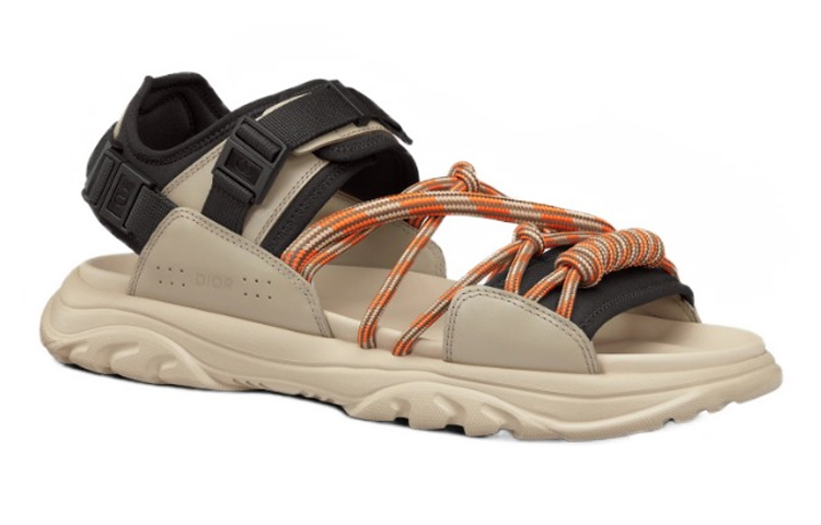 Order Dior H-Town Sandal Hitam Natural 3SA108ZON_H162