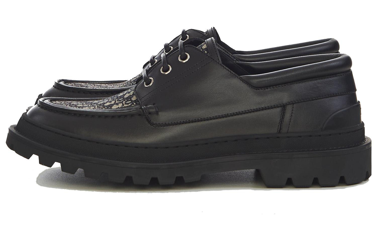 Dior High-Top Smooth Calfskin Embossed Sneakers 'Black' 3DE318ZKD_H961