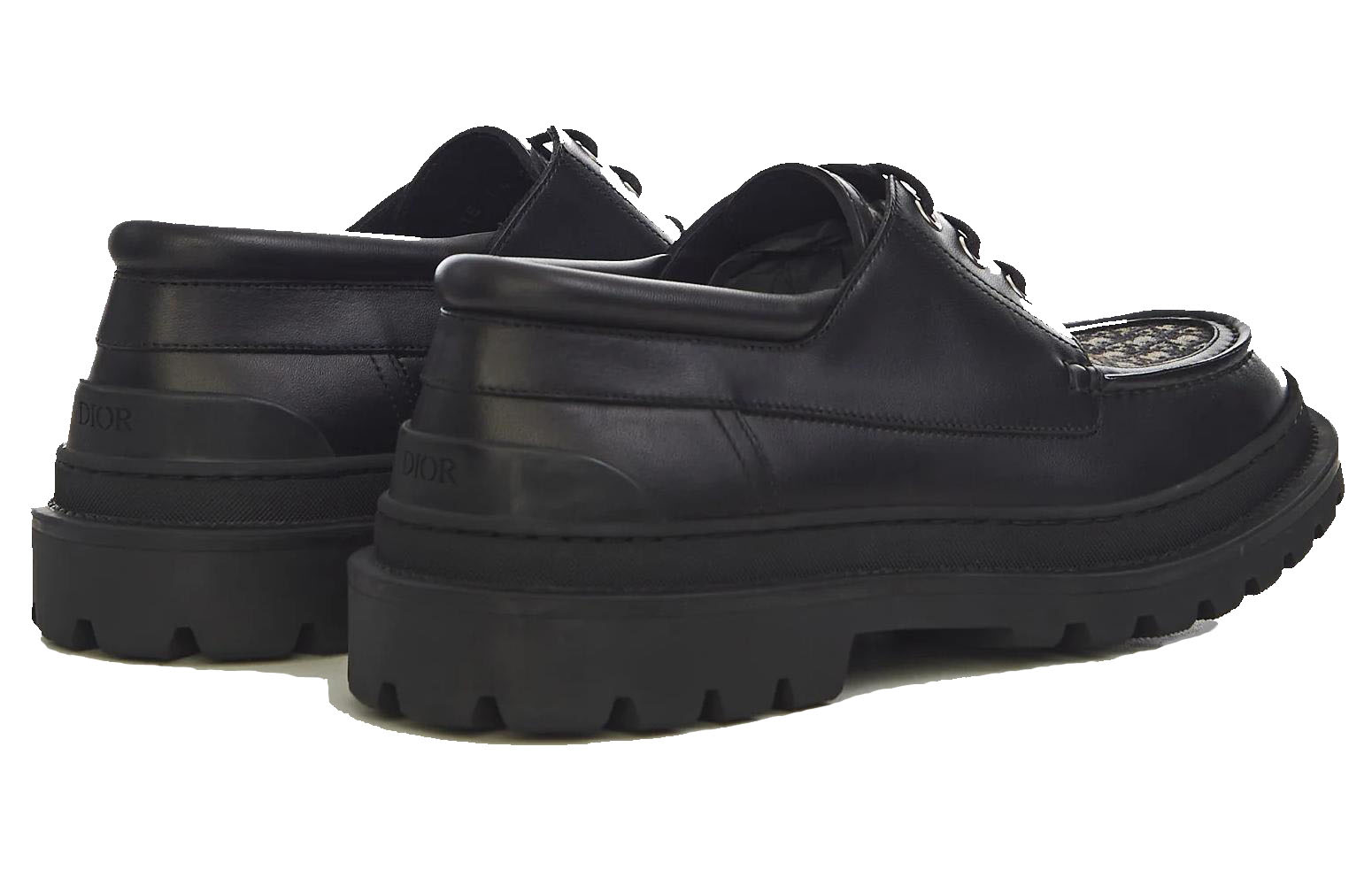 Lookbook Dior High-Top Smooth Calfskin Embossed Sneakers 'Black' 3DE318ZKD_H961
