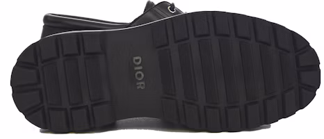 Details for DIOR 迪奧 高級光滑小牛皮提花休閒皮鞋 黑色