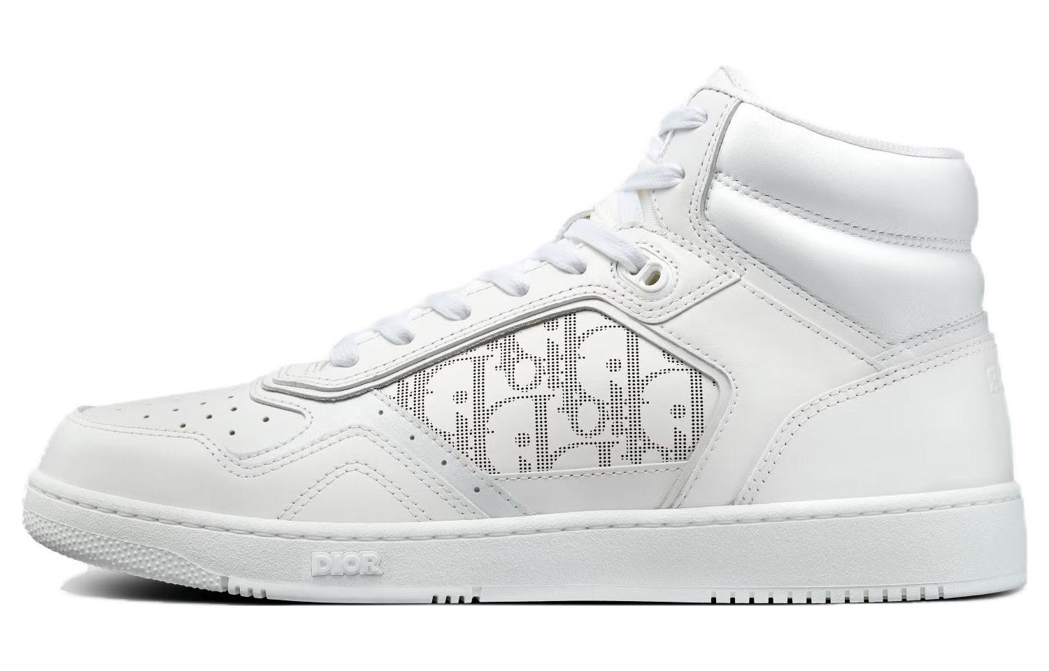 Dior High-Top Sneaker 'White Leather' 3SH133ZSB_H000