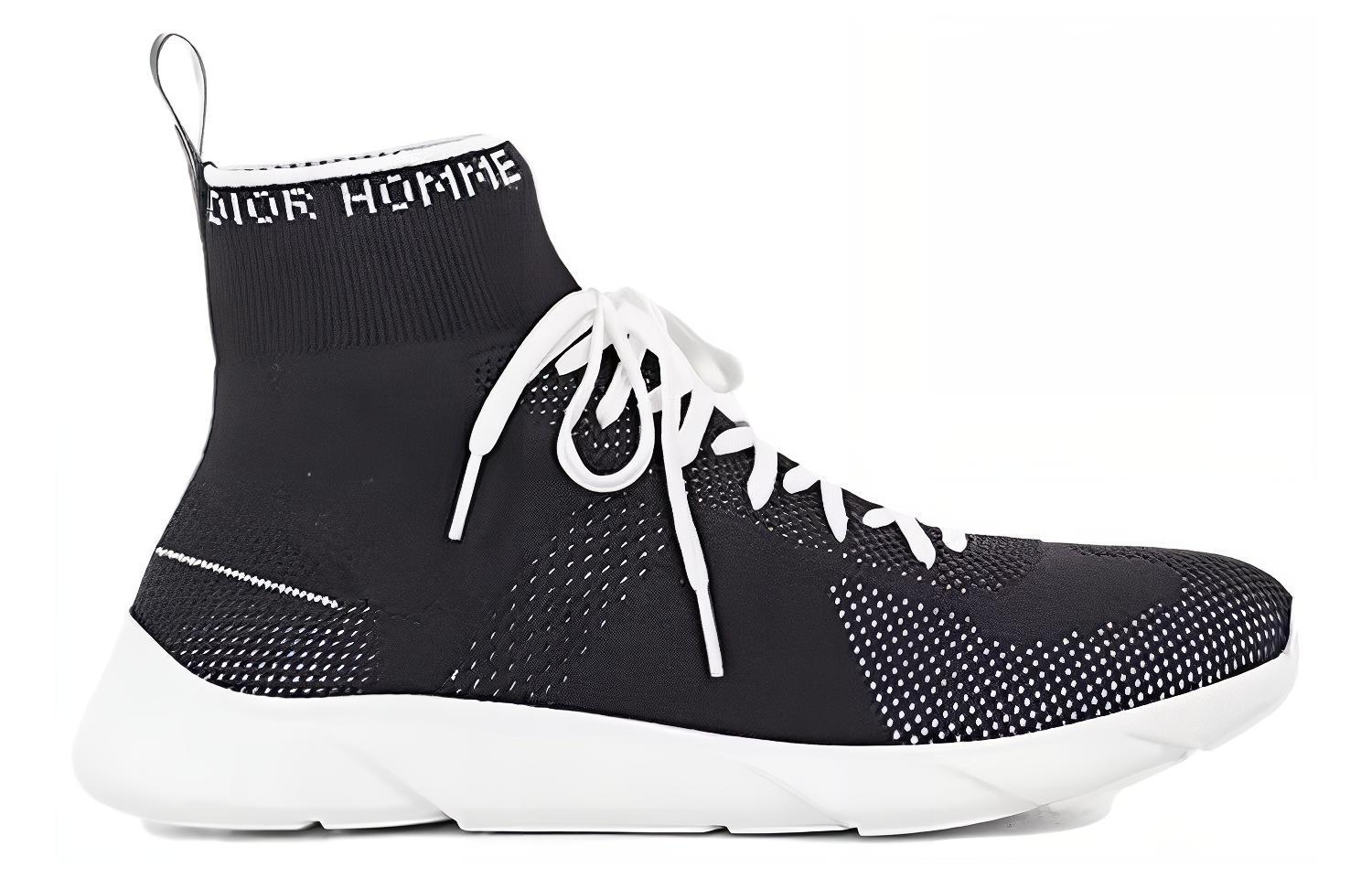 Dior High-Top Sneakers 'Black Thick Sole' 圖 2