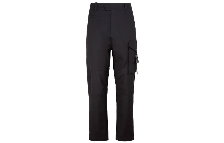 DIOR High-Waist Wide-Leg Casual Cargo Pants Black - New Season Release 193C150A4451-C900