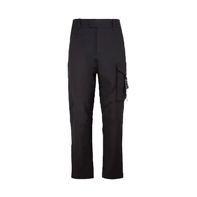 DIOR High-Waist Wide-Leg Casual Cargo Pants Black - New Season Release 193C150A4451-C900