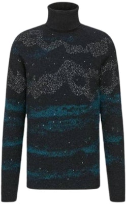 DIOR High Neck Pullover Knit Sweater Multicolor 143M649AT276-985 Order DIOR High Neck Pullover Knit Sweater Multicolor 143M649AT276-985