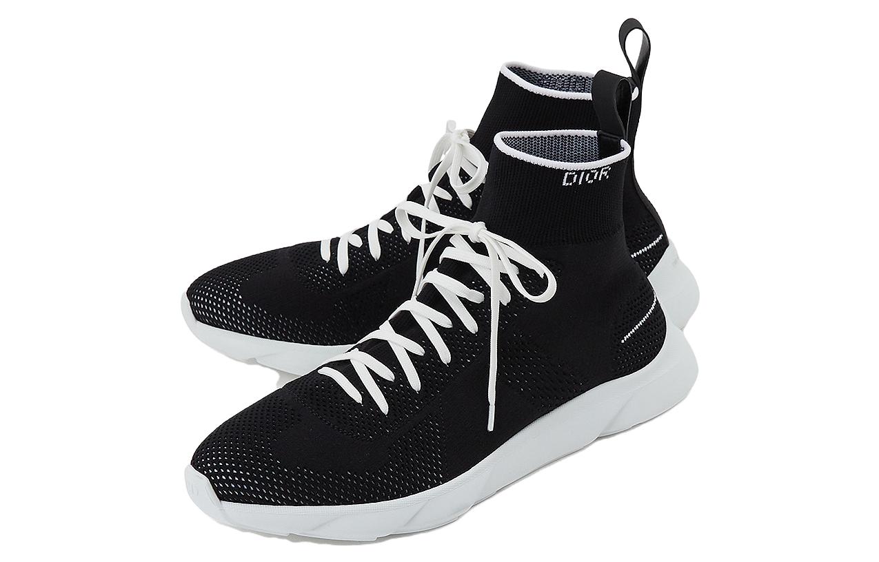 Lookbook Dior ハイカットスニーカー 黒メッシュ 3SN224YAE-H03E