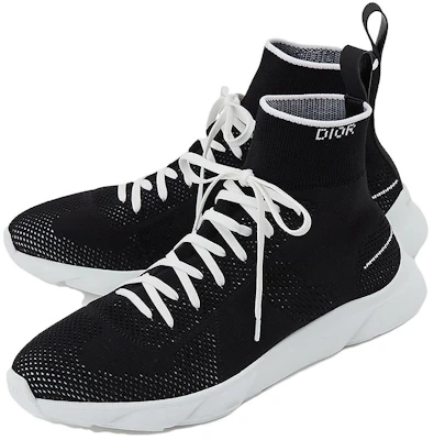 Dior ハイカットスニーカー 黒メッシュ 3SN224YAE-H03E Lookbook Dior ハイカットスニーカー 黒メッシュ 3SN224YAE-H03E