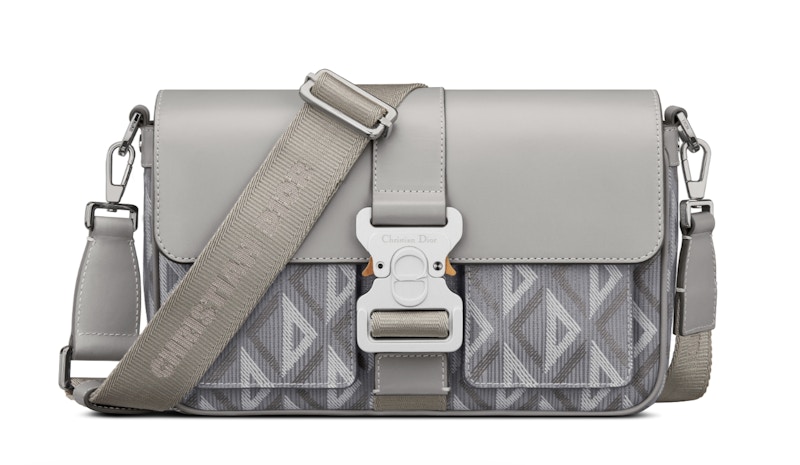Dior Hit The Road Shoulder Bag Diamond CD Grey