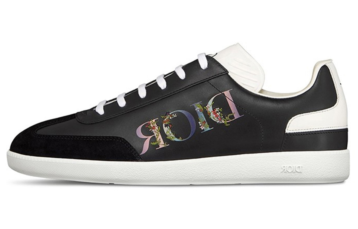 Dior Homme 'Flowers Black Low-Top Sneaker' 3SN225ZIC_H965