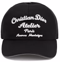 Dior Homme Logo Embroidered Baseball Cap Black Dior Homme Logo Embroidered Baseball Cap Black