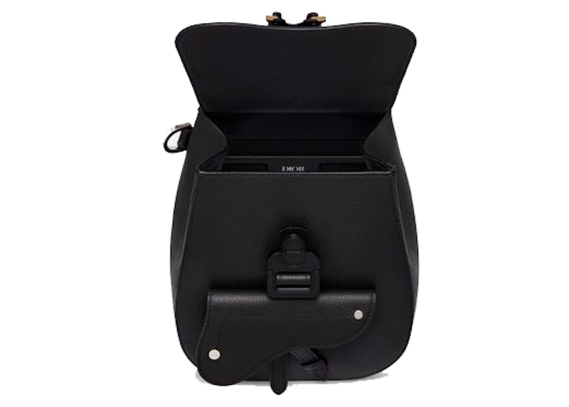 Lookbook 迪奥 男士鞍形双肩包 黑色