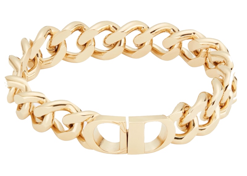 Buy Pulsera Dior Icon CD Metal con Acabado Dorado