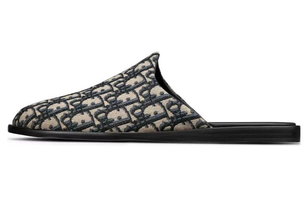 Dior Indior Mule 'Dior Oblique - Beige Black' 3SA097ZJU_H961