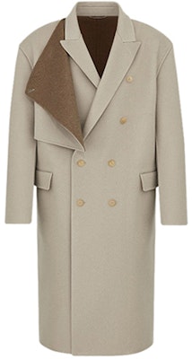 DIOR Khaki Solid Double-Breasted Casual Coat 943C331A3840-C181 Order DIOR Khaki Solid Double-Breasted Casual Coat 943C331A3840-C181
