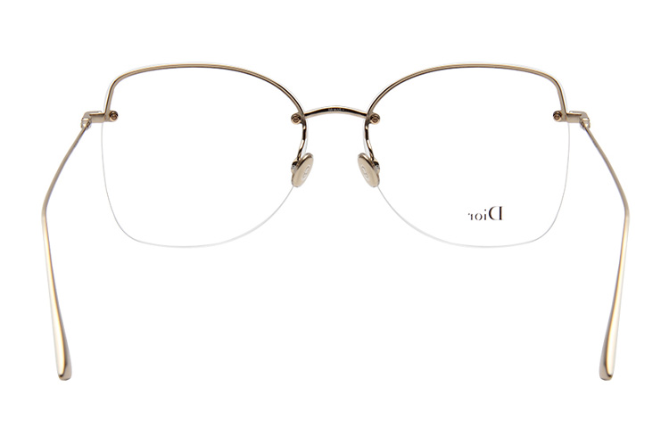 DIOR Large Metal Square Optical Eyeglasses Frame Unisex Prescription-Ready DIORSTELLAIREO10-J5G 圖 5