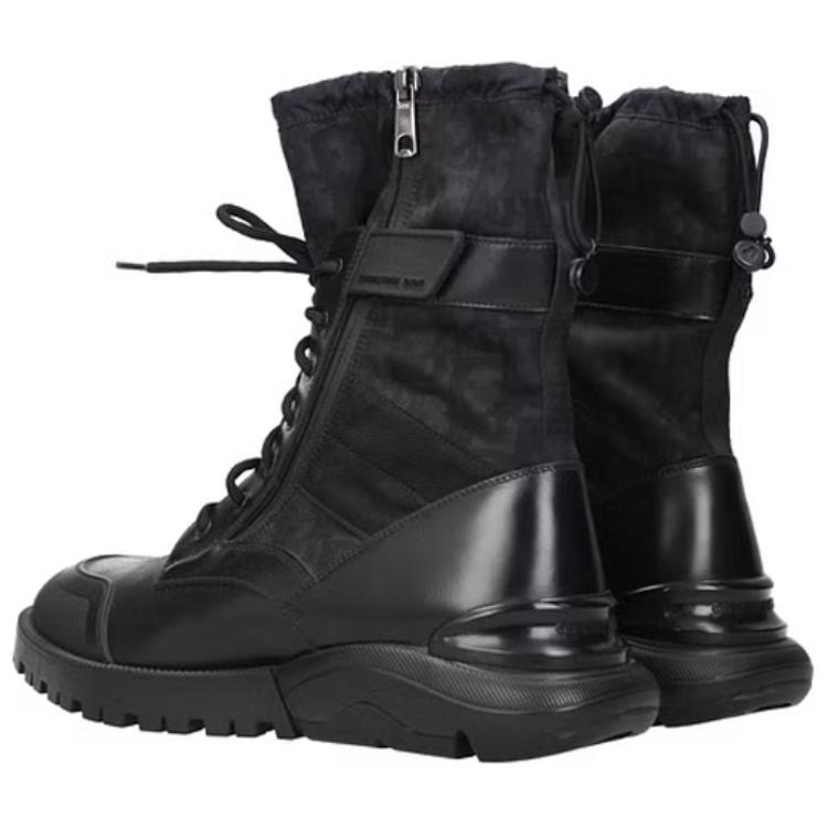 Shop Dior Leather Ankle Boot 'Black Grey' 3BO218YOF_869